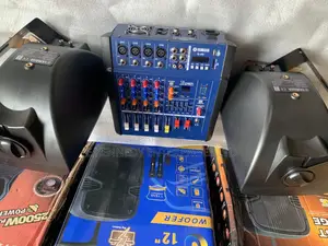 Professional Yamaha Hanging Speakers With Yamaha Amplifier