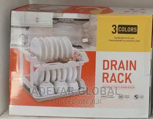 Plastic Double Dish Drain Rack