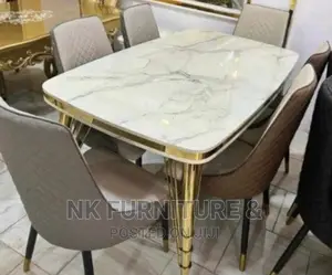 Marble Dining Set by 6