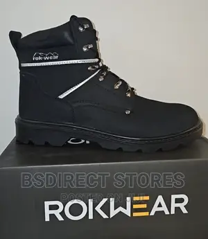 Rok.Wear Granite Size UK12/47 Nubuck Steel Toe Safety Shoes