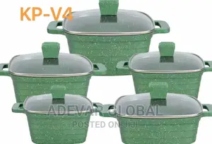 10pcs Jio Pot 4 Corner Cookware Set