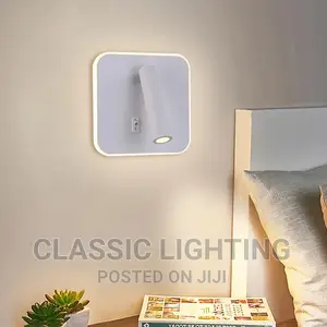Nordic LED Wall Lights With Switch Rotatable Wall Lamp