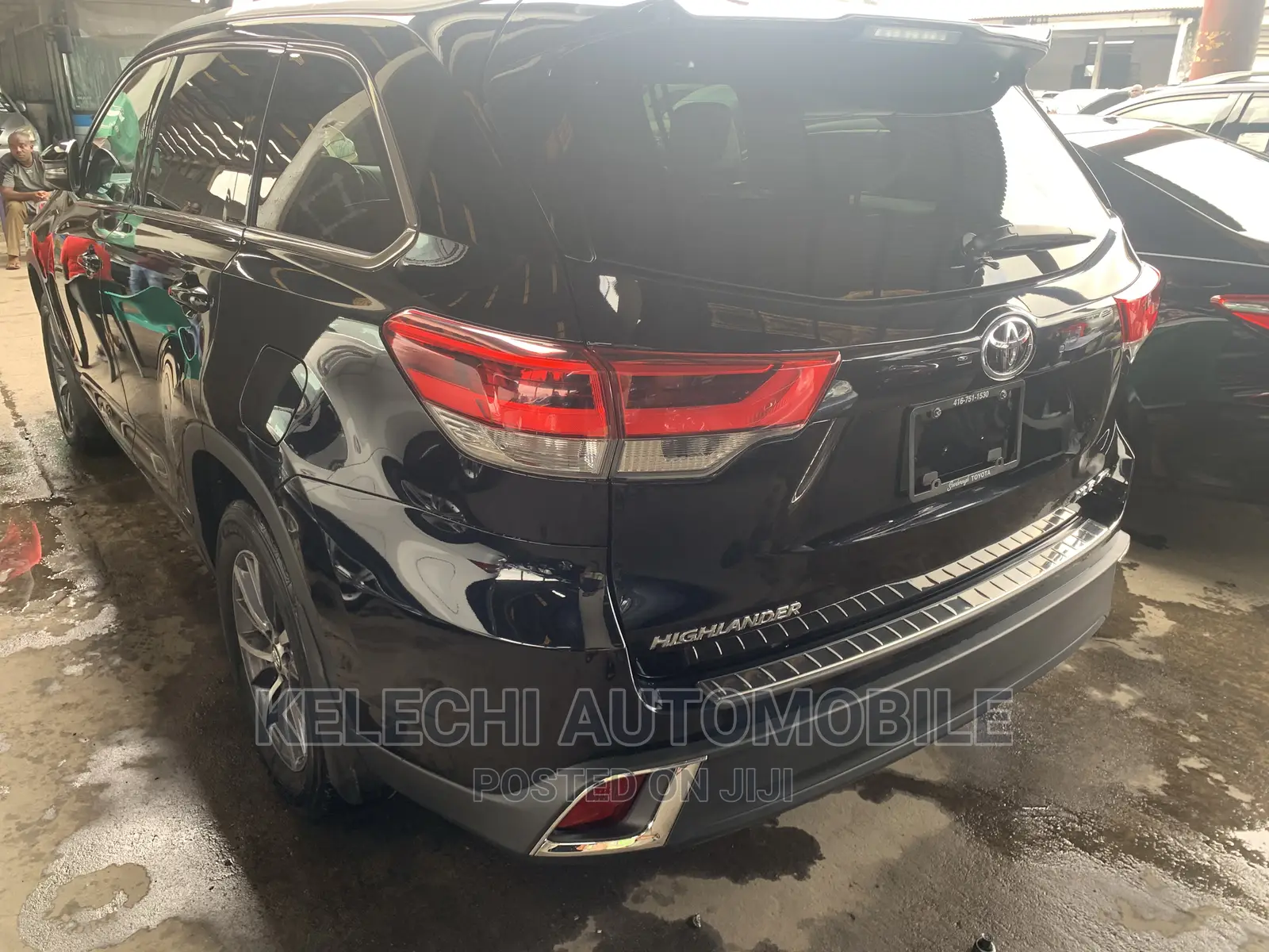 Toyota Highlander Limited Platinum 4x2 V6 (3.5L 6cyl 8A) 2017 Black