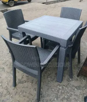Rattan Chairs and Table
