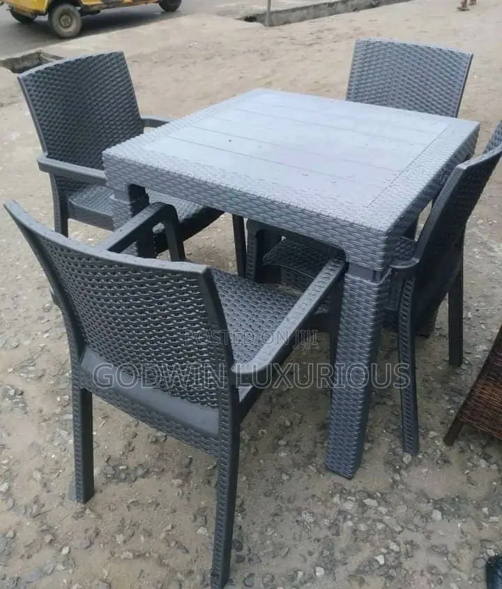 Rattan Chairs and Table