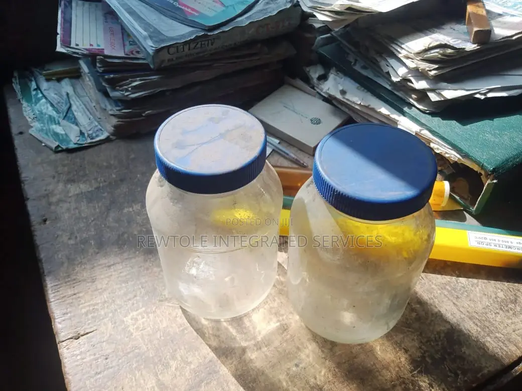 Clear Glass Lab Bottle
