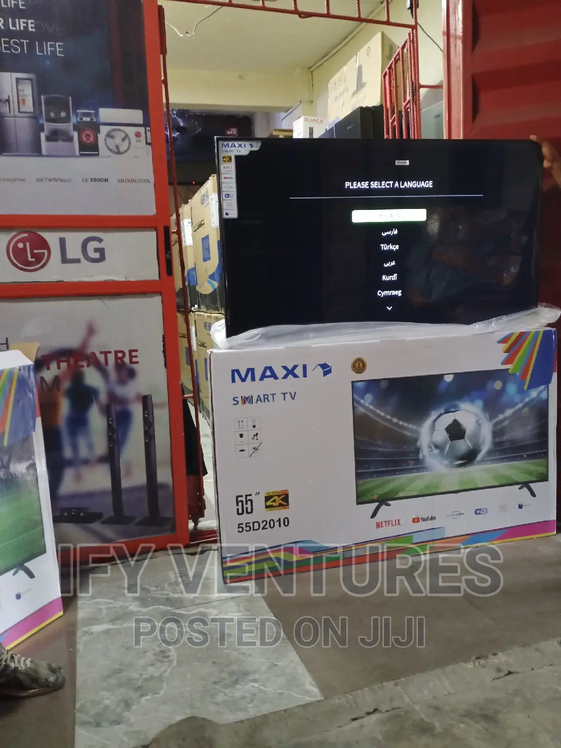 Frameless Maxi55" LED Smart Television
