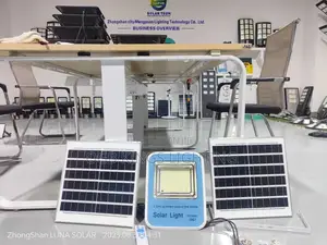 Solar Energy Security Street Light 2 Panels Powered Led Ligh