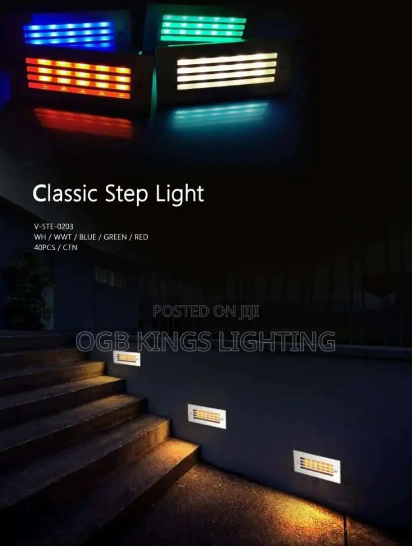 Classic Step Light Led Floodlight Indoor/Outdoor Waterproof