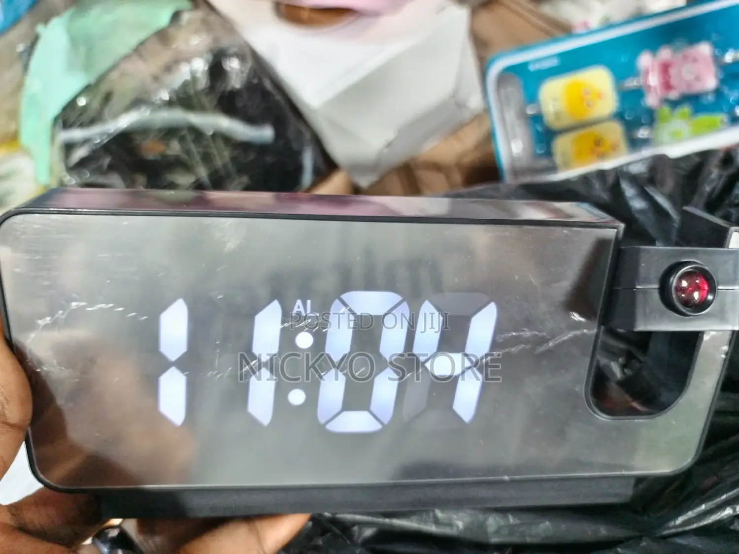 Projection Alarm Clock Large Screen 3 Levels Brightness