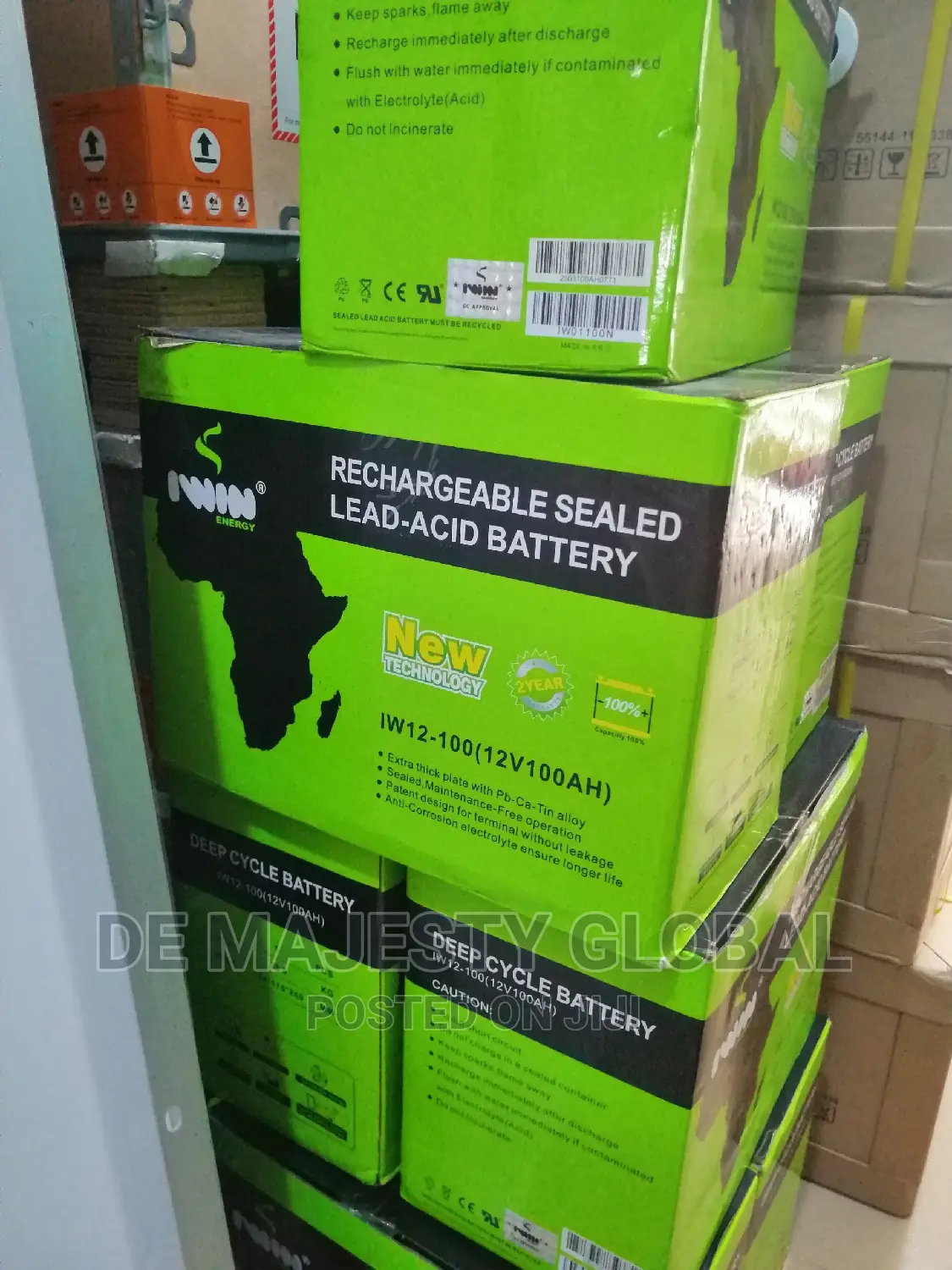 12v100ah I Win Solar Battery
