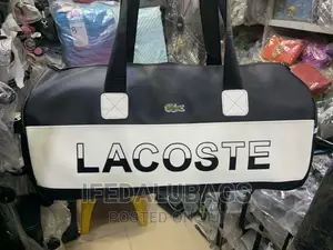 Quality Lacoste Duffel Travel Bag