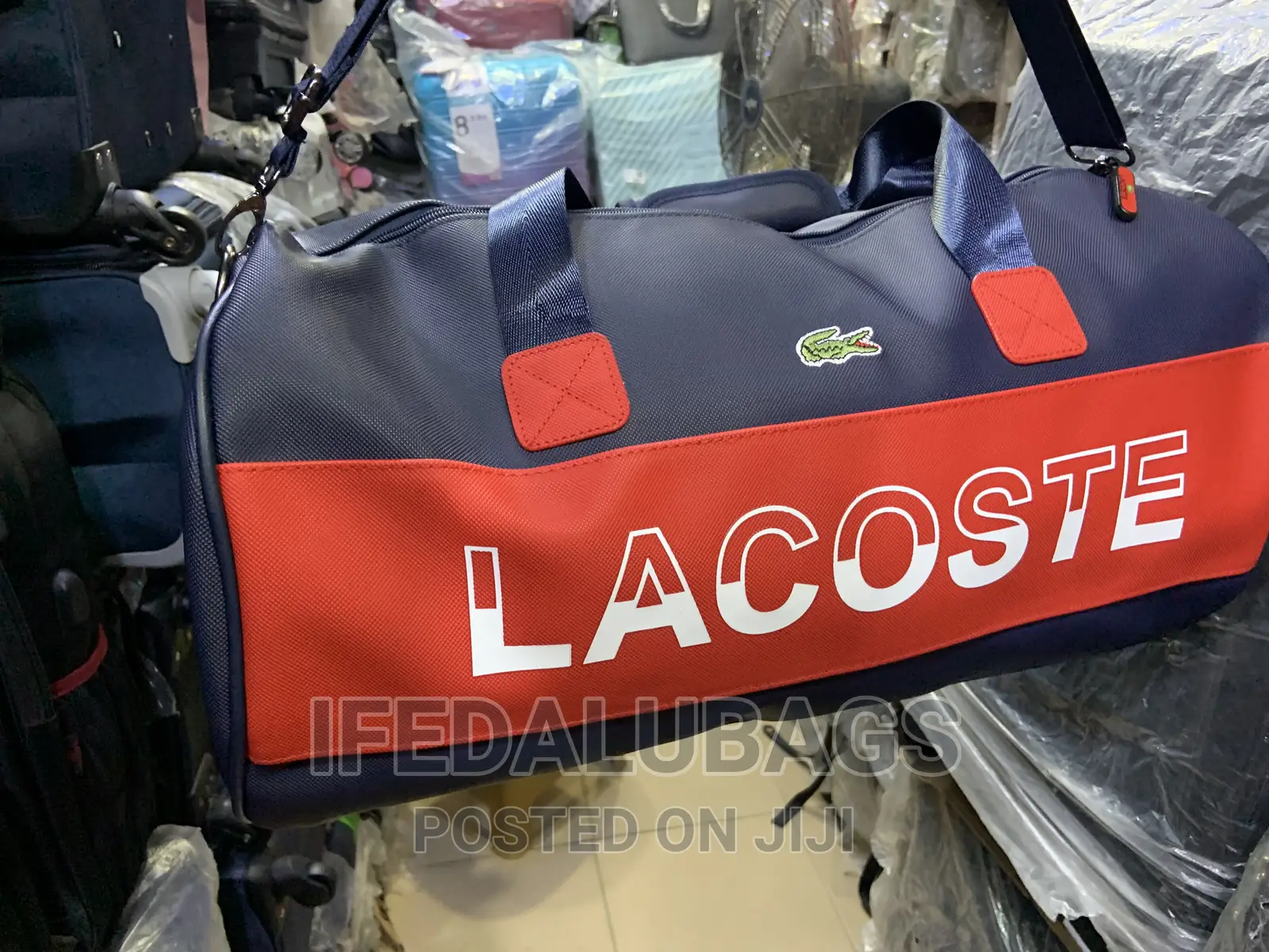 Quality Lacoste Duffel Travel Bag