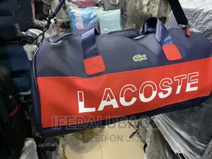 Quality Lacoste Duffel Travel Bag