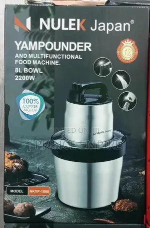 Photo - Legacy Yam Pounder and Multifunctional Food Machine 8l-2800w