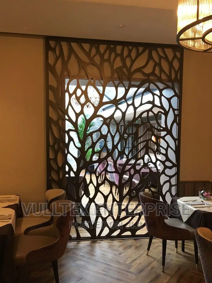 Laser Cut Decorative Screen.