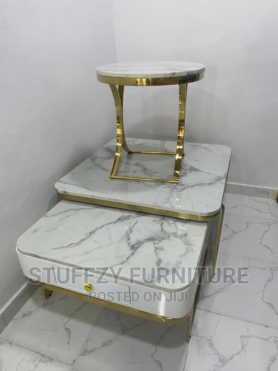 Stuffzy Gold Center Tables