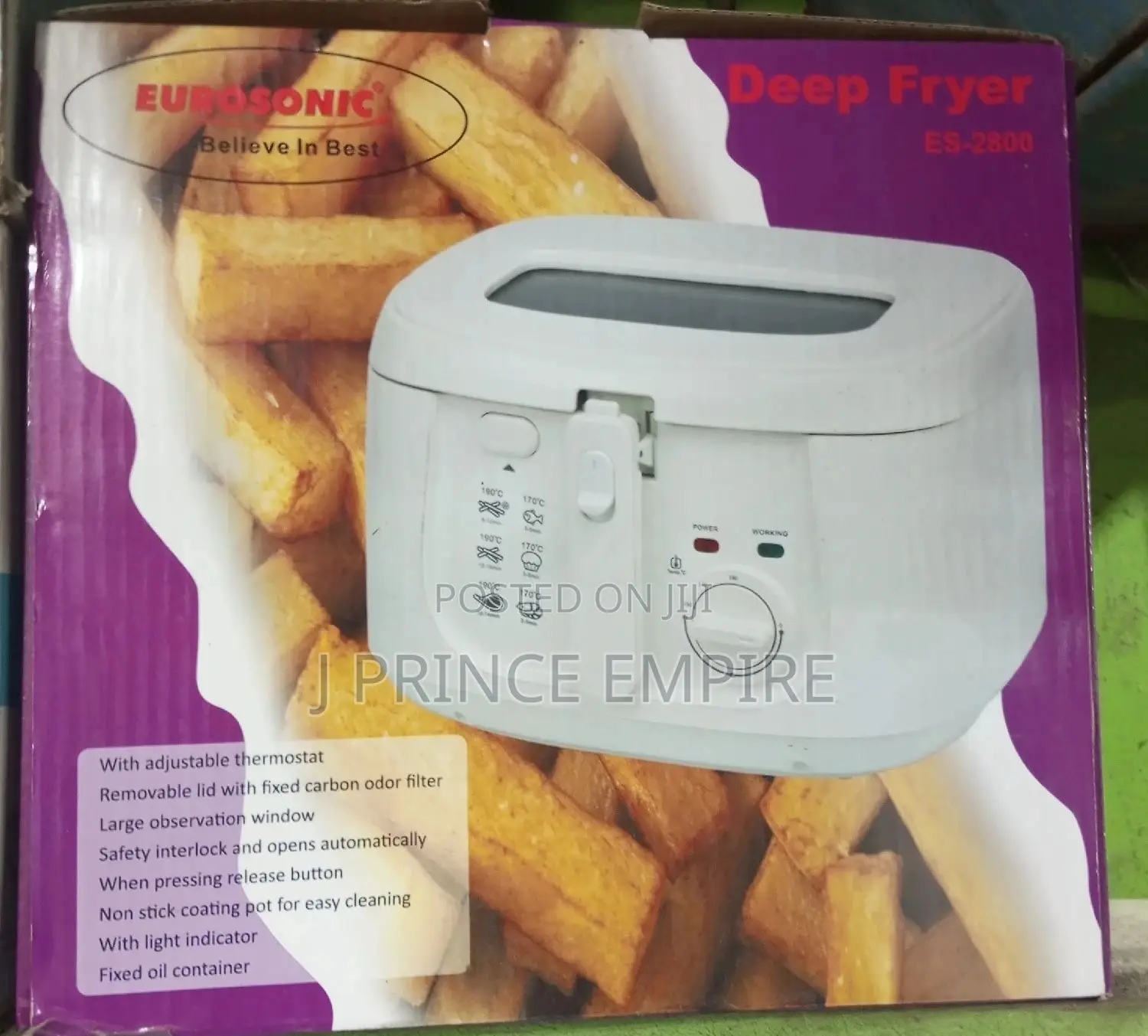 Large Size Electric Deep Fryer Food Processor