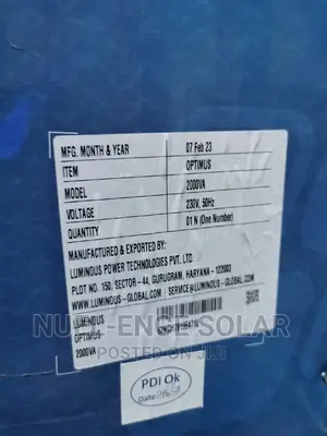 24v 2kva Luminous Pure Sine Wave Inverter