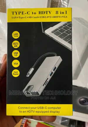 Type C to Hdmi 8 in 1 Adapter