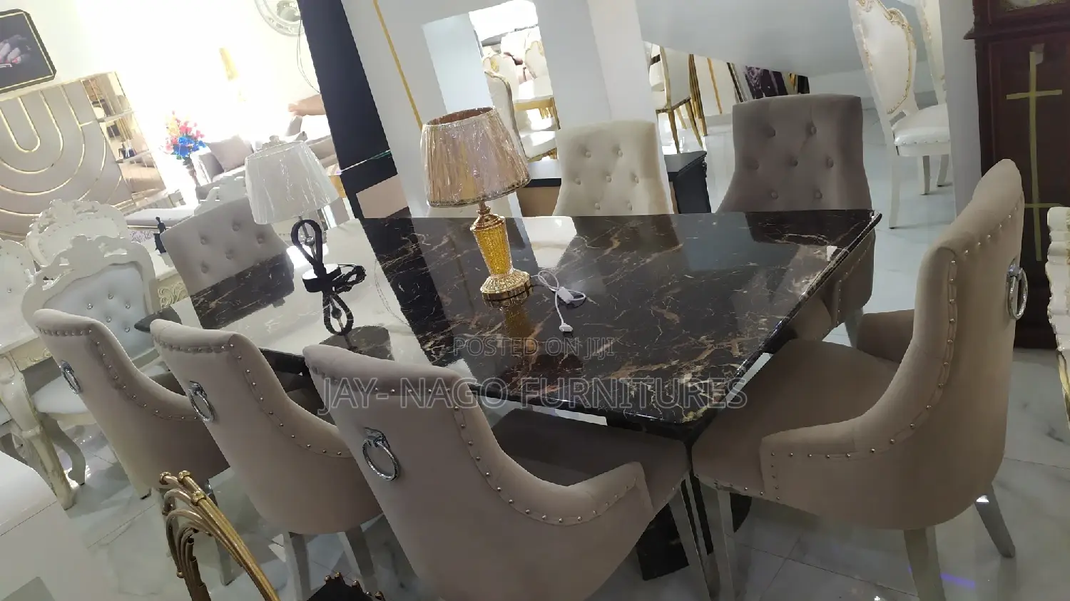 Newly Executive Quality Standard 8 Seater Turkey Dining Set