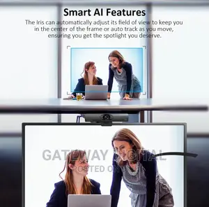 Nexigo Iris Ai Webcam With Hdmi and Noise Canceling Mics