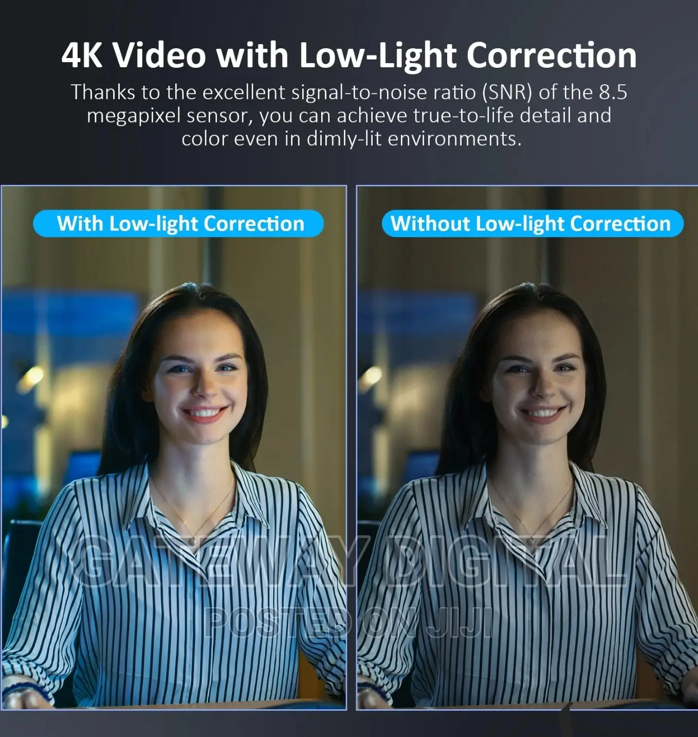 Nexigo Iris Ai Webcam With Hdmi and Noise Canceling Mics