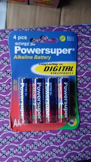 4 PCS Power Super Alkaline Batteries