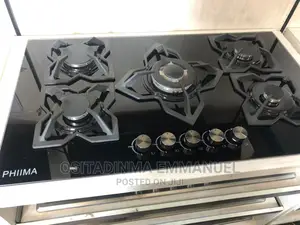 Inbuilt Gas Cooker 5 Burner All Gas Glass