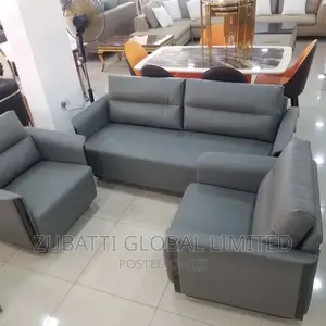 High Quality 5 Seaters Living Room Leather Fabric Sofa Chair