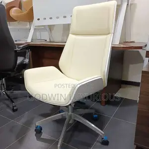 Executive White Office Chair