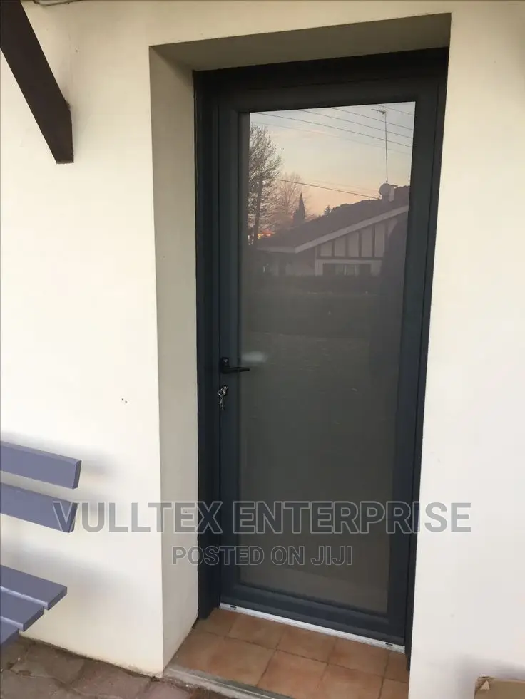 Gray Aluminum Interior Door