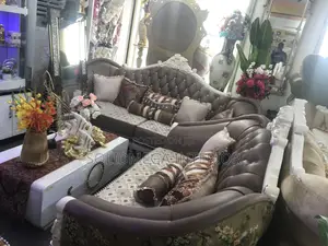 Solid Interior Full Set of Turkish Sofa