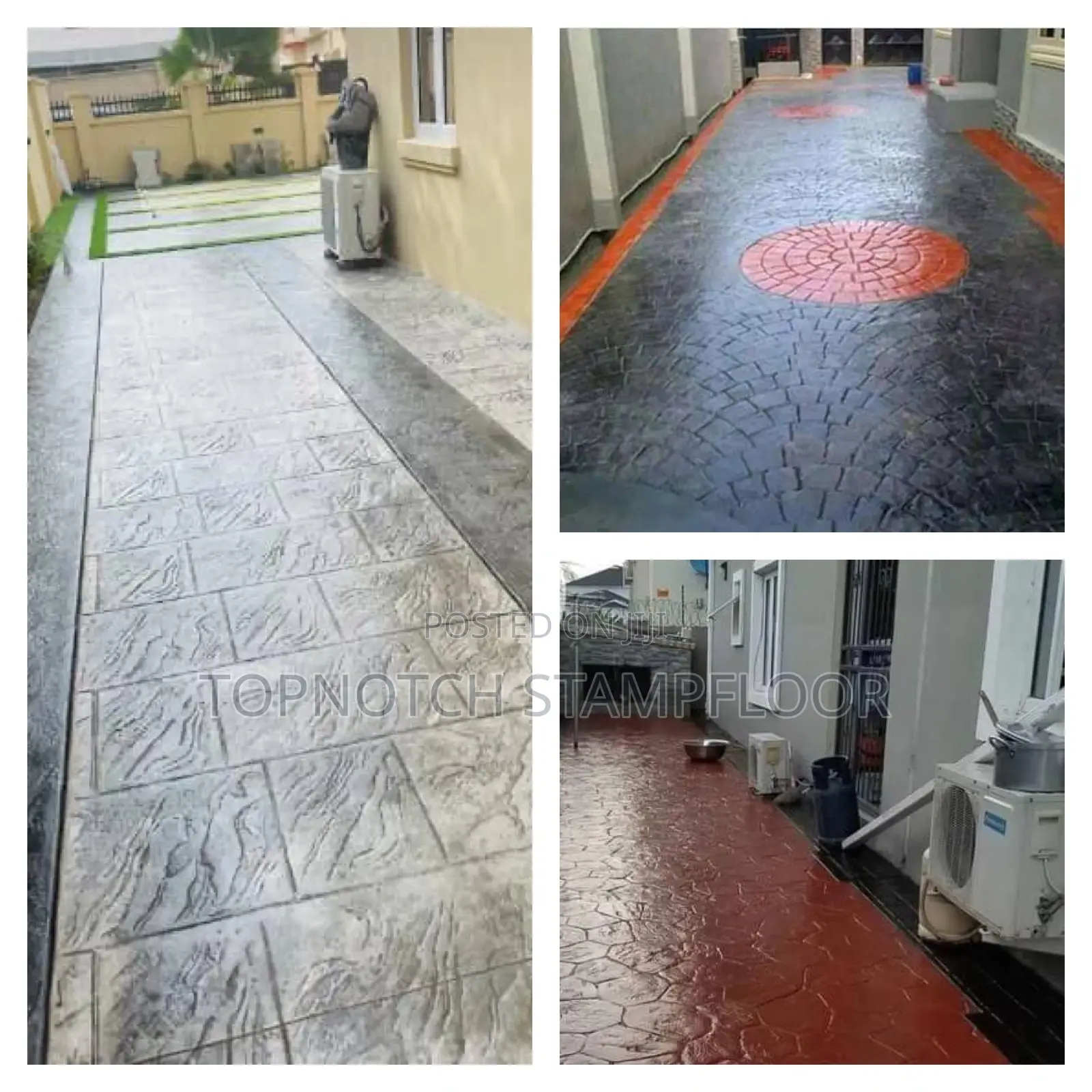 A Welcome Modern Stamp Flooring