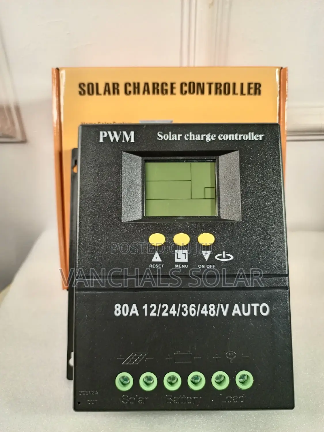 PWM Solar Charge Controller 80a 12/24/36/48v Auto