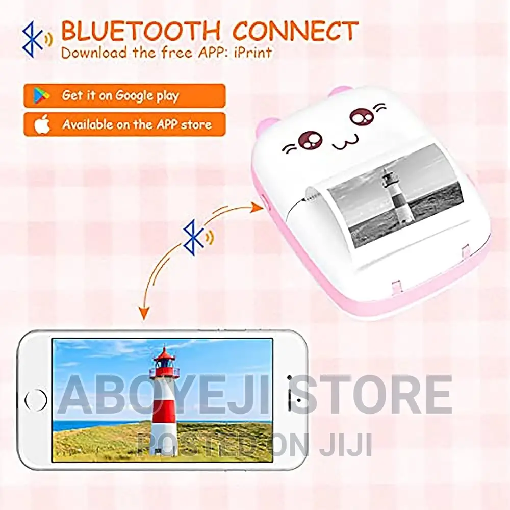 Mini Printer Inkless Pocket Label Printer