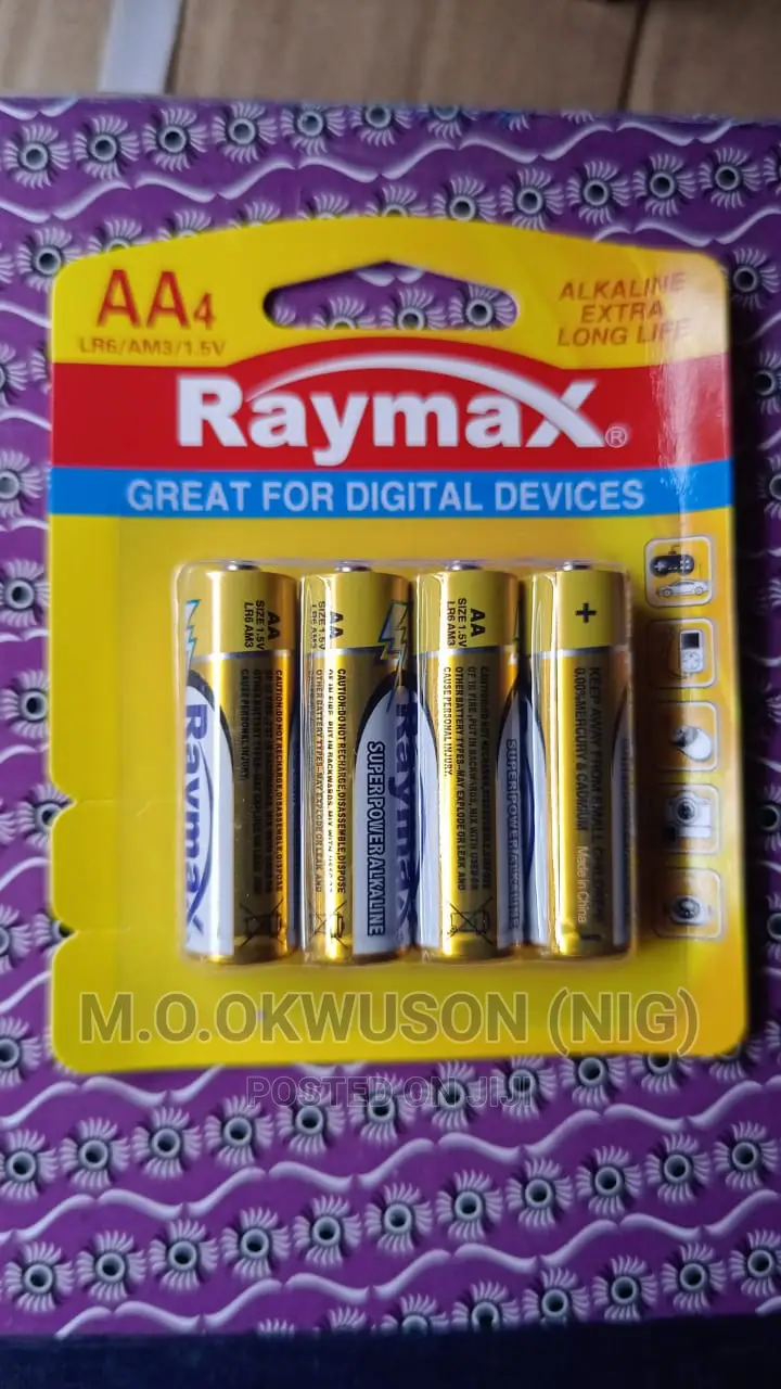 AA4 Raymax Alkaline Batteries