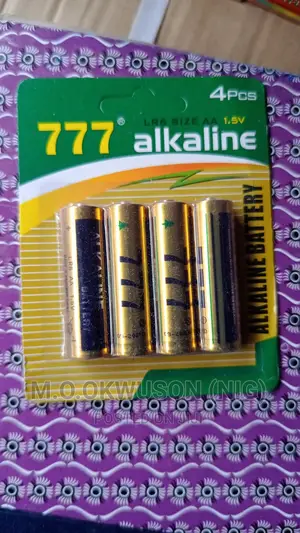 4 PCS 777 Alkaline Batteries