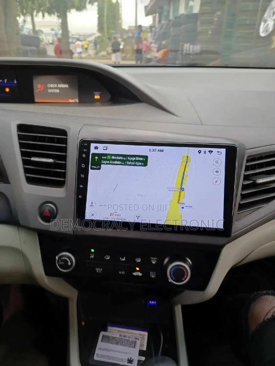 Honda Civic 2012 Android Screen With GPS Navigation (Map)