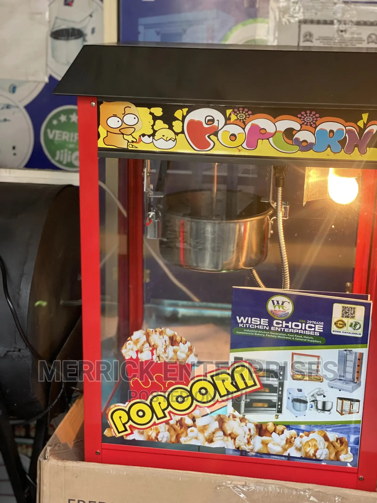 Popcorn Marker and Display Machine