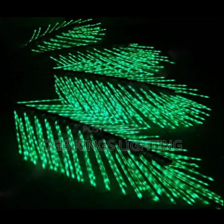 Outdoor Courtyard Decoration Led Lighted Palm Tree