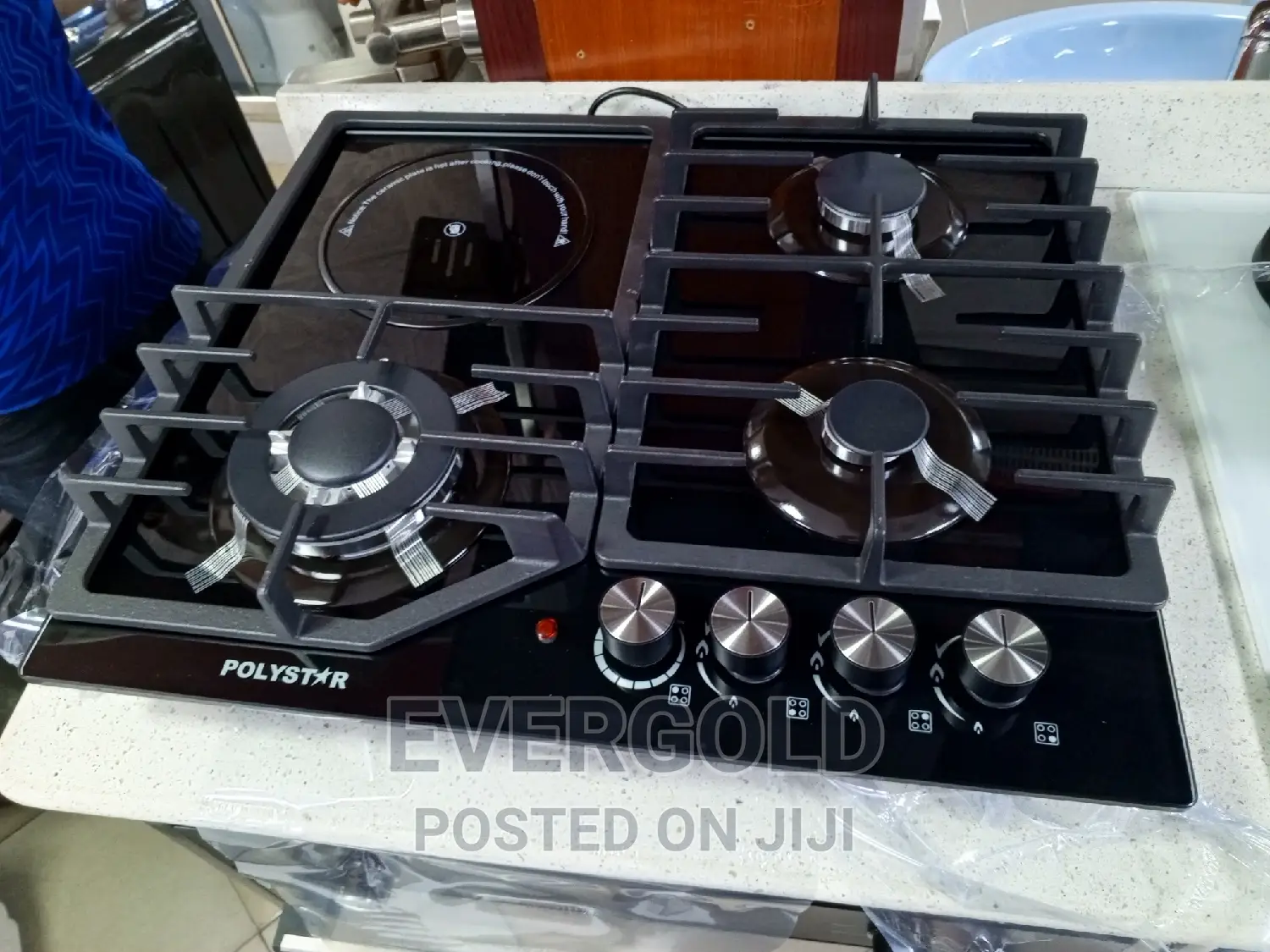 3×1 Built-in Cooker Hob With Automatic Ignition Available
