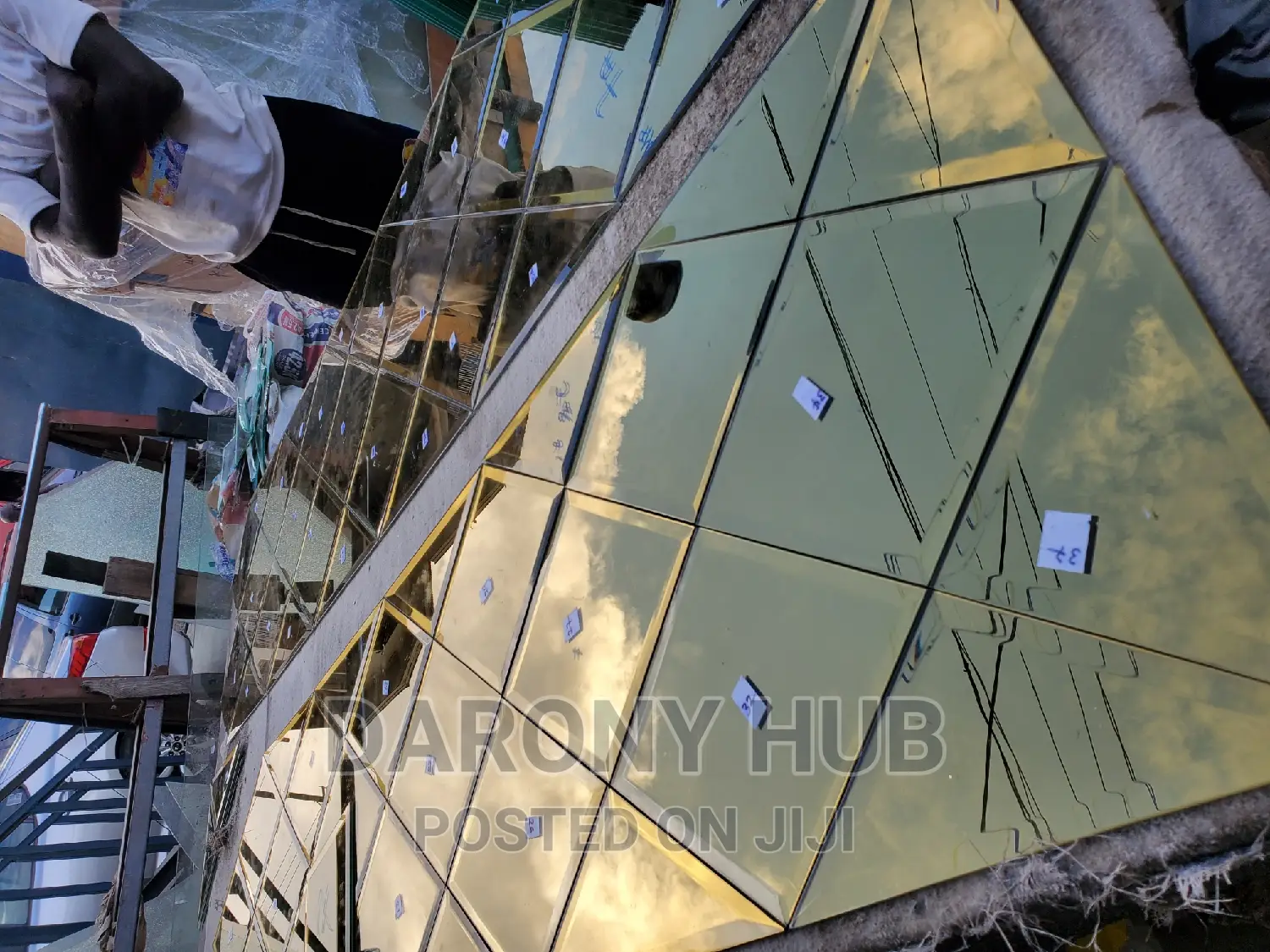 Gold Reflective Mirror Panels