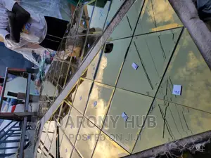 Gold Reflective Mirror Panels