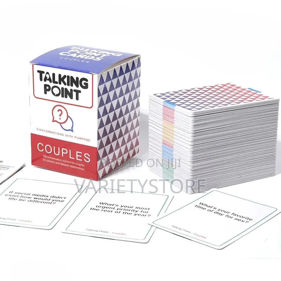 Talking Point Couples Card Games 200 PCS Date Night Ideas