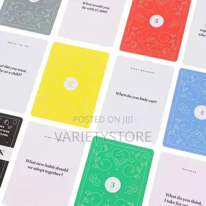 Date Deck Conversation Game Cards