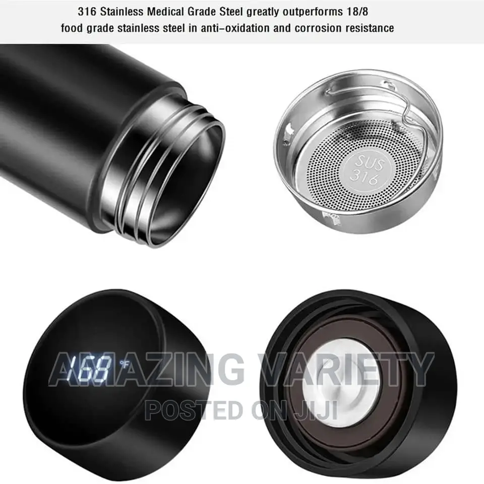Stainless Steel Smart Led Bottle Temp Display Vacuum Flask