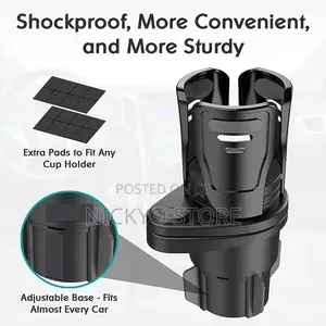 2 in 1 Car Cup Holder Expander / Extender Adapter