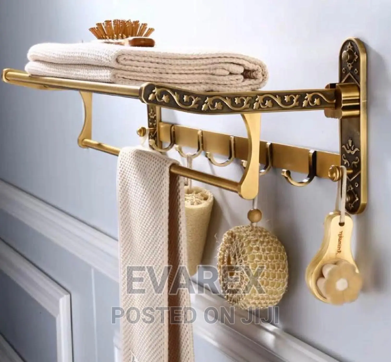 Royal Gold Multiple Towel Rail