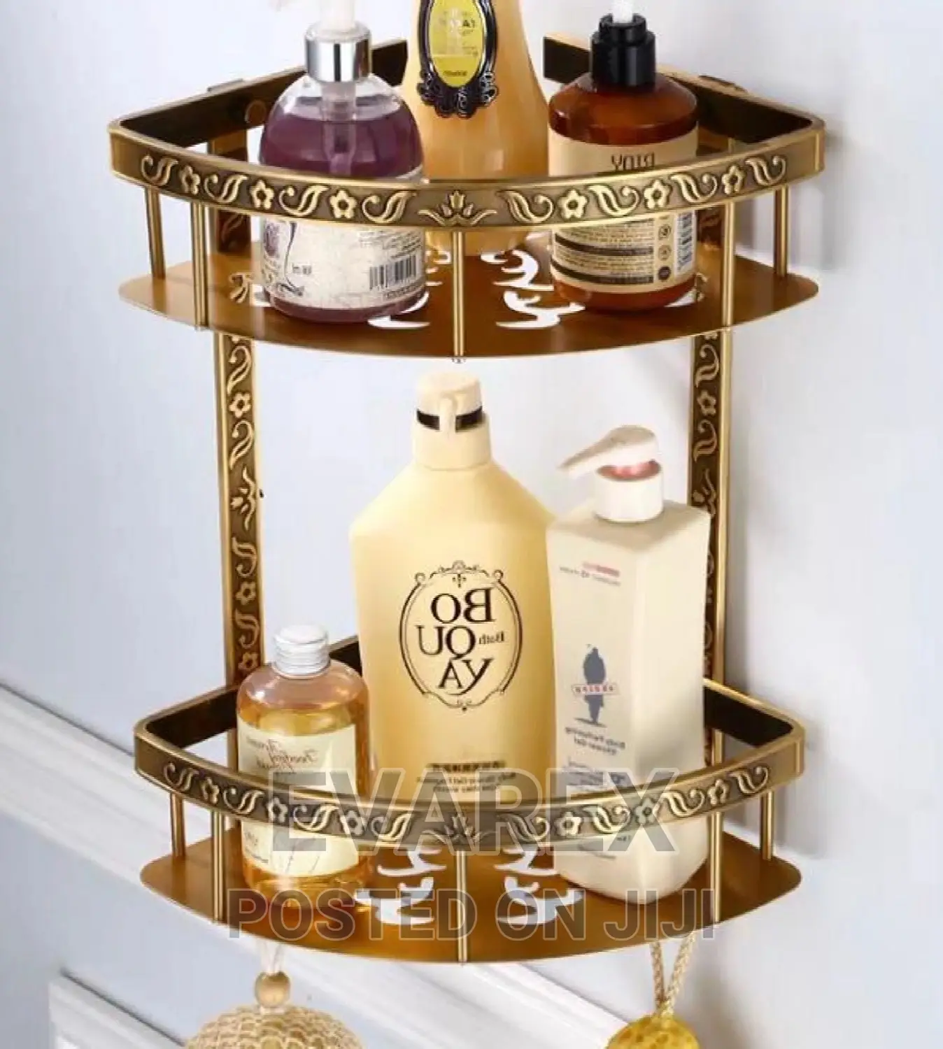 Royal Gold Angle Wall Shelve